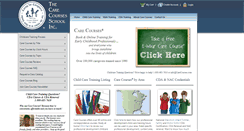 Desktop Screenshot of carecourses.com